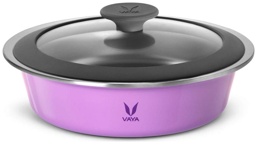 

Vaya HauteCase with Glass Lid 1100 ml - Vacuum Insulated Stainless Steel Serving Casserole