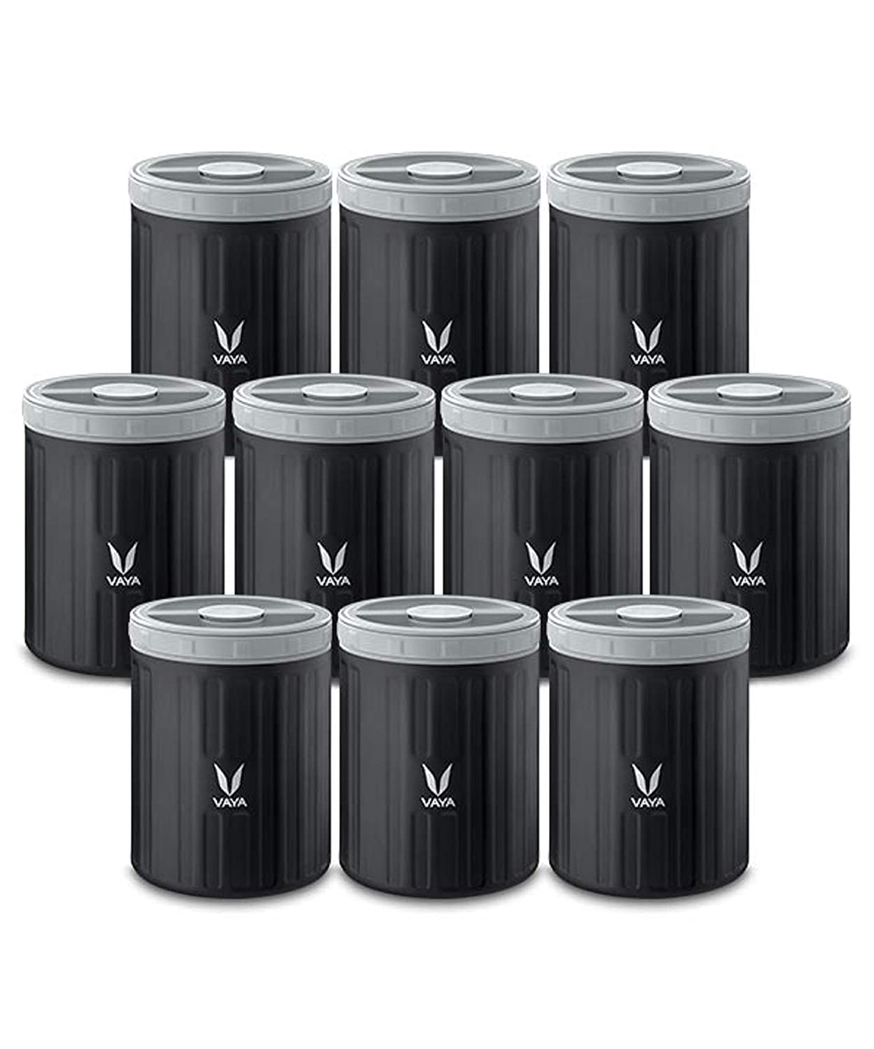 

Vaya Preserve Graphite Vacuum Insulated Stainless Steel Kitchen Storage Containers