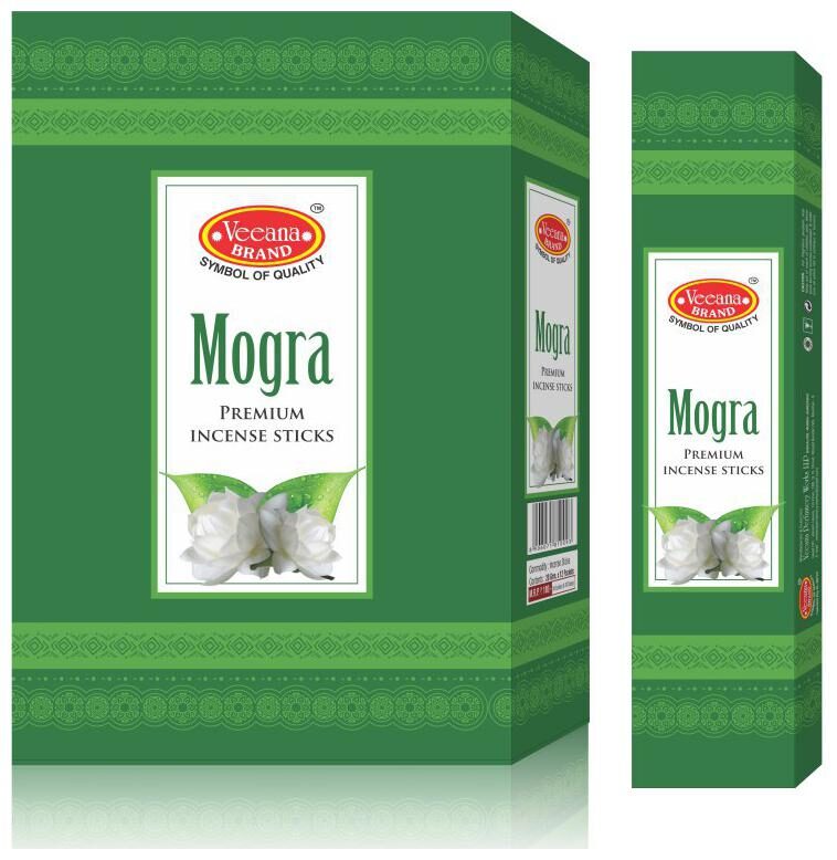 

Veeana Mogra Premium Incense Stick (20 gs x 12 Box)