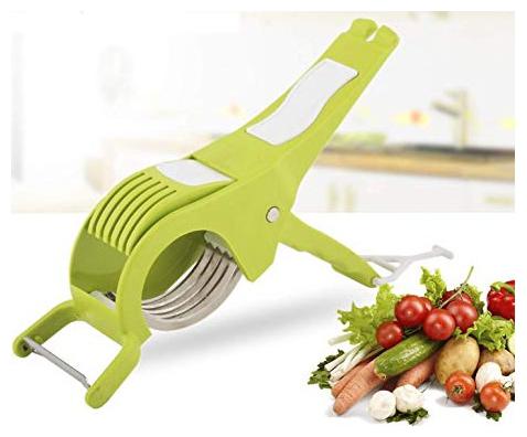 

Vegetable And Fruit Cutter Chopper Slicer Fruit Cutter Vegetable Fruit Chopper (Multi Color Pack of 1)