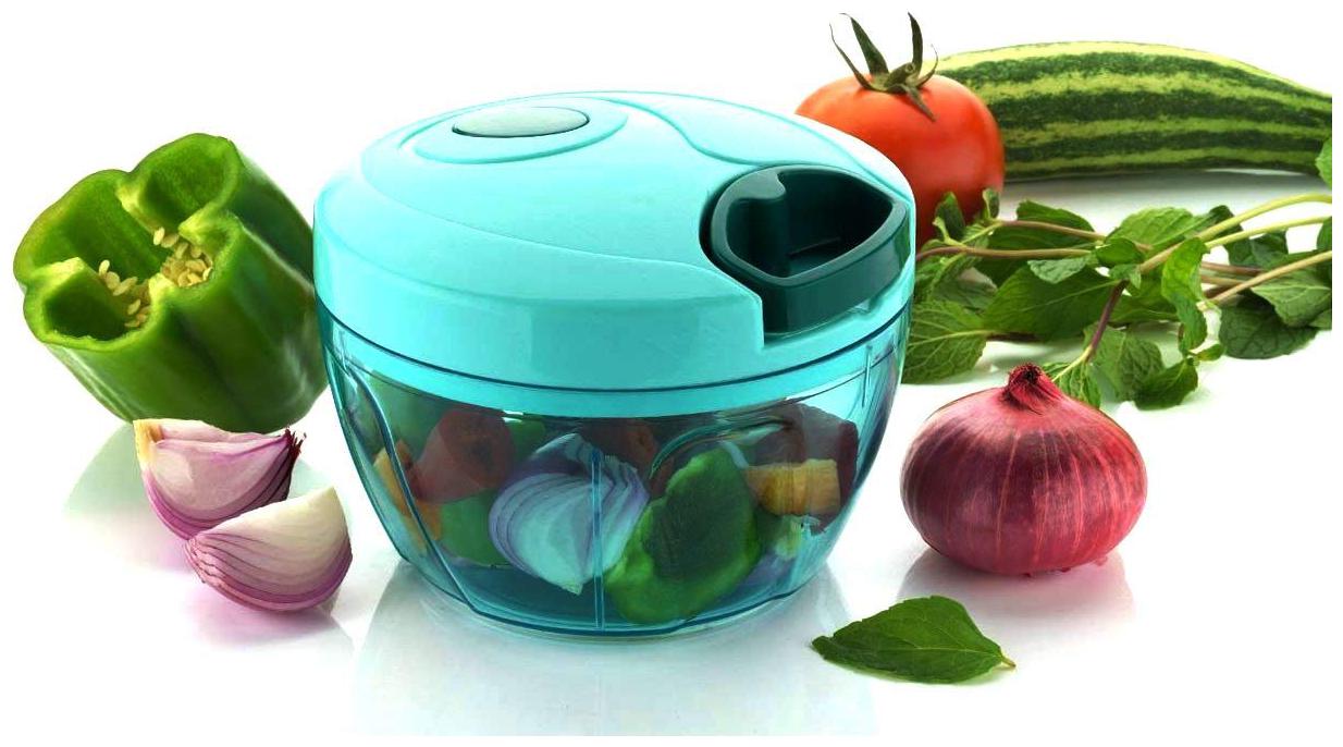 

Vegetable Chopper Cutter Set with Storage Lid for Kitchen 3 Stainless Steel Blade