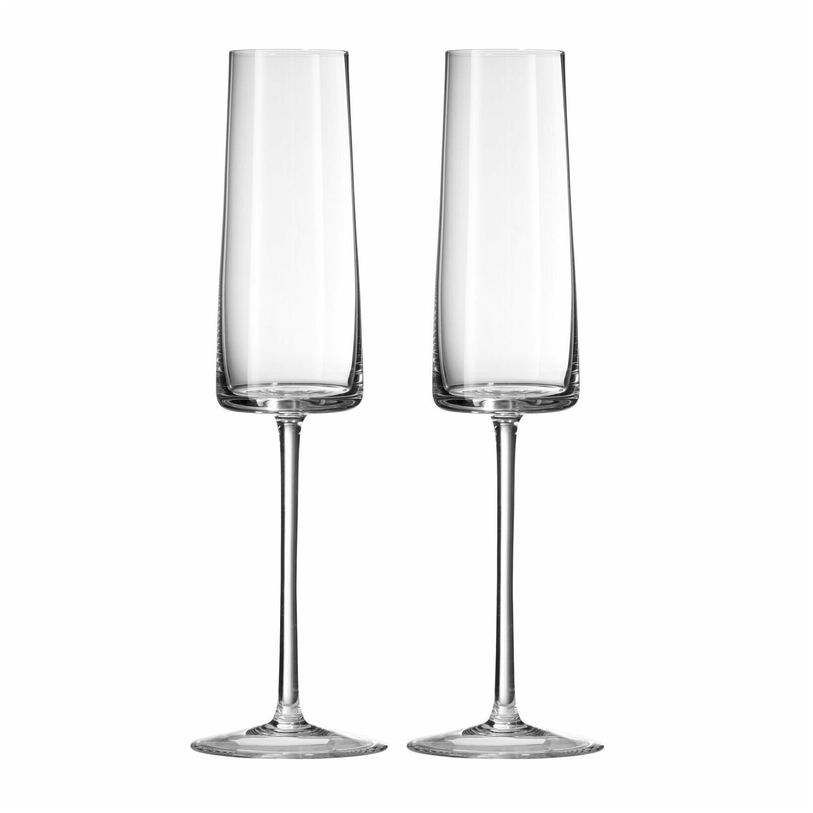 

Vera Metropolitan Crystal Toasting Flutes (Set of 2) Clear