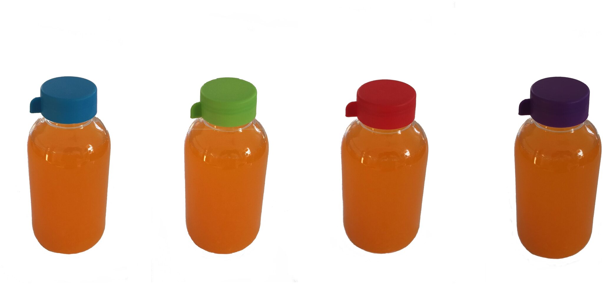 

Vertis Glass Transparent Water Bottle ( 500 ml Set of 4 )