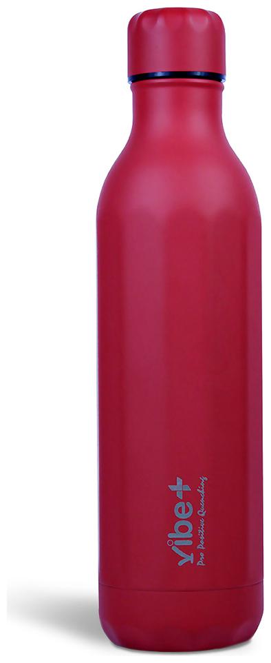 

Vibe Stainless Steel Red Water Bottle ( 550 ml Set of 1 )