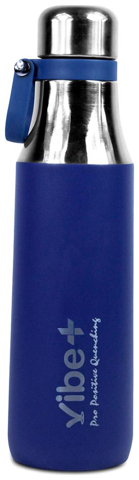 

Vibe Stainless Steel Blue Water Bottle ( 550 ml Set of 1 )