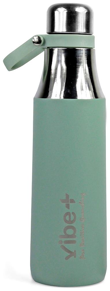 

Vibe Stainless Steel Green Water Bottle ( 550 ml Set of 1 )