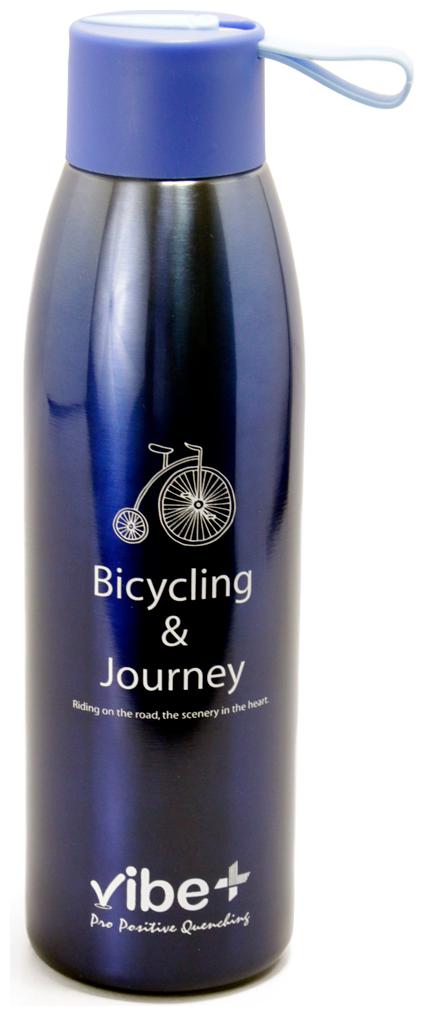

Vibe Stainless Steel Blue Water Bottle ( 750 ml Set of 1 )