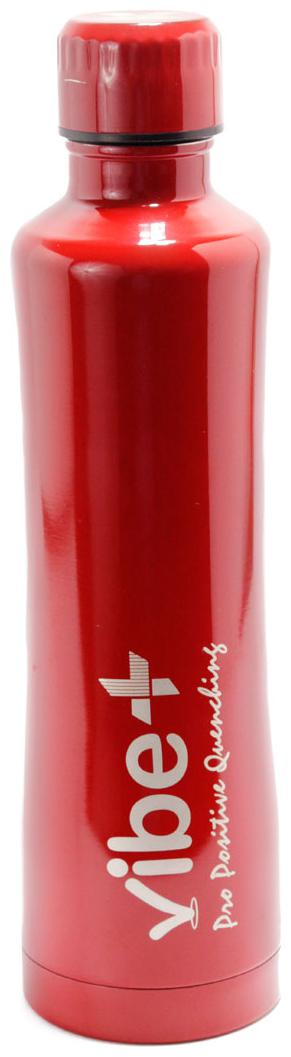 

Vibe Stainless Steel Red Water Bottle ( 450 ml Set of 1 )