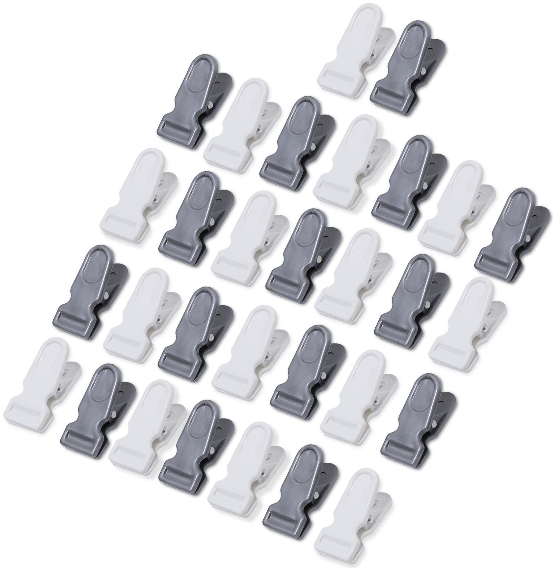 

Viguni Clips for Clothes Plastic Pegs for Hanging Drying Clothing on Strings Multipurpose Heavy-Duty Pack of 30 pieces