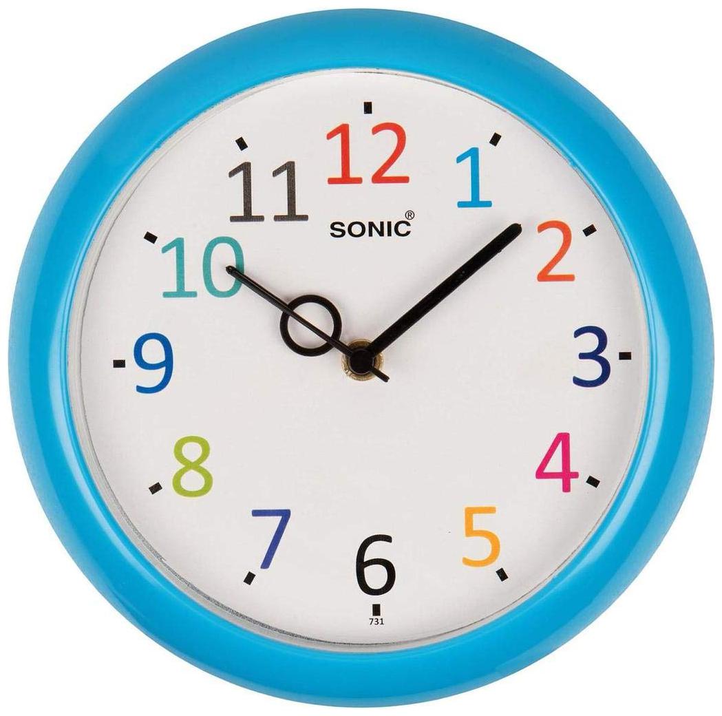 

Sonic Plastic Analog Wall clock ( Set of 1 )