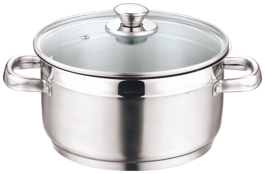 

Vinod Cookware Stainless Steel Induction Friendly Two Tone Sauce Pot