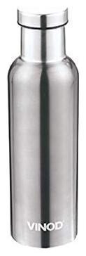 

Vinod Cookware Silver Thermoware flask ( 500 ml Set of 1 )