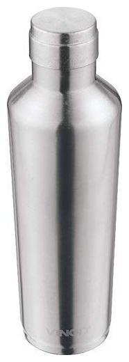 

Vinod Cookware Silver Thermosteel bottles ( 500 ml Set of 1 )