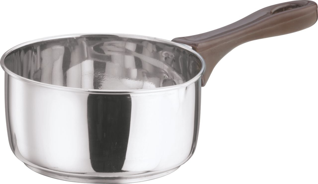 

Vinod Cookware Induction Base Stainless Steel Milk Pan 16 cm 2 5 L