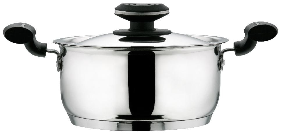 

Vinod Cookware Tivoli Sauce Pot with Stainless Steel Lid 22 cm 4 L
