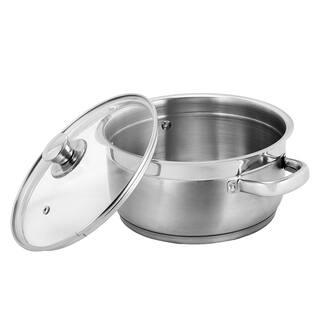 Vinod Cookware 1 L With Lid Sauce Pot 14 cm Diameter ( Stainless Steel , Set of 1 )