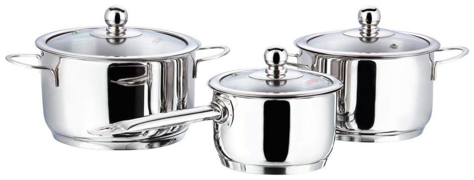 

Vinod Stainless Steel Induction Friendly Tuscany Casserole with Glass Lid