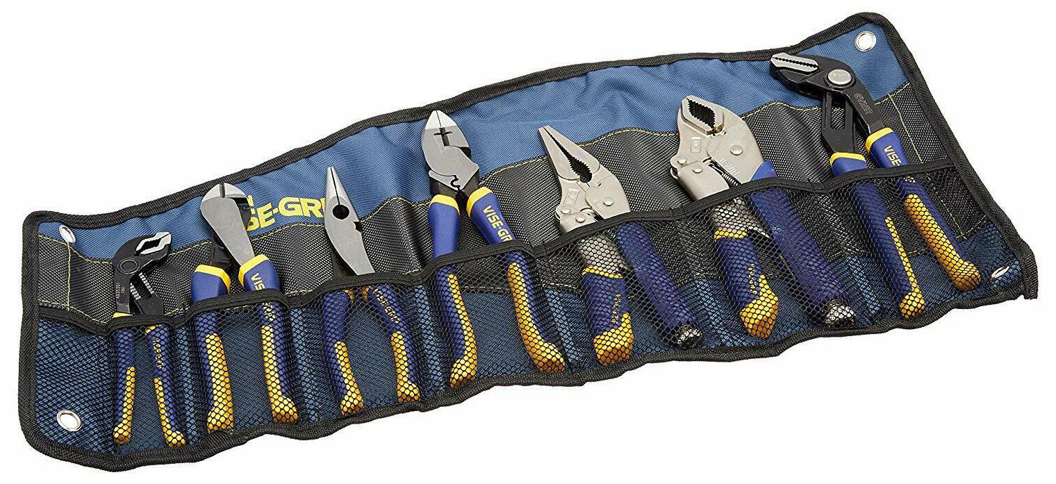 

VISE-GRIP GrooveLock Pliers and Locking Pliers Set 7-Piece with Tool Wrap