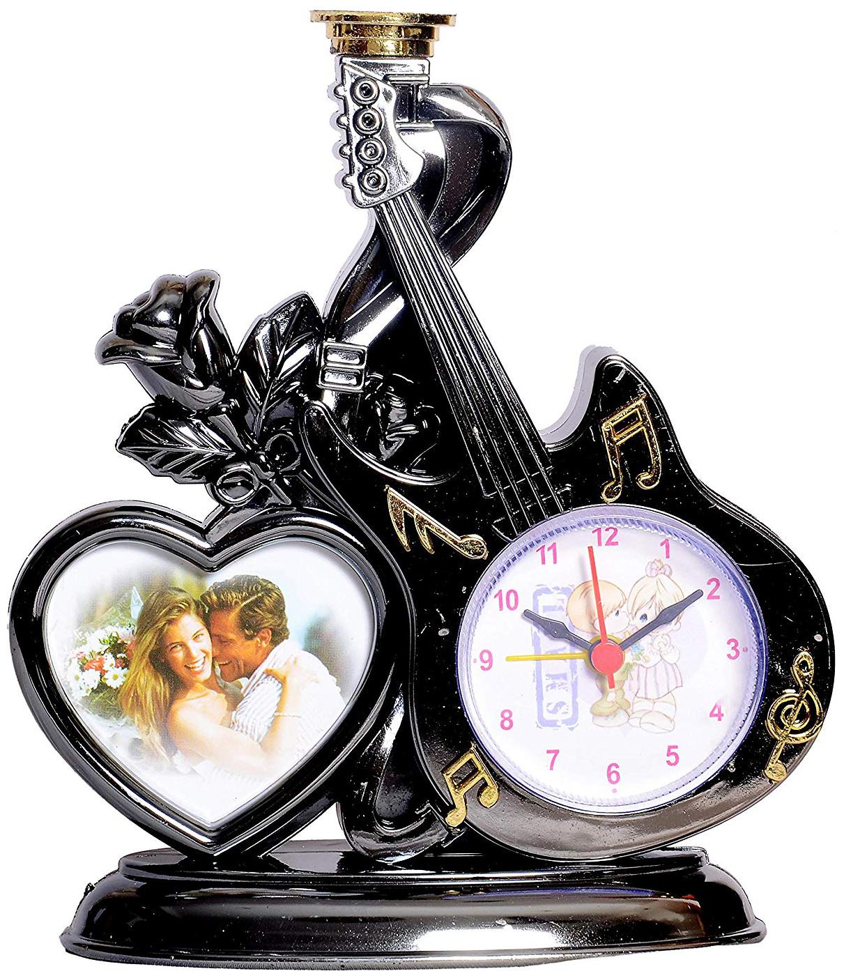 

TAMBOORA Plastic Analog Table clock ( Set of 1 )