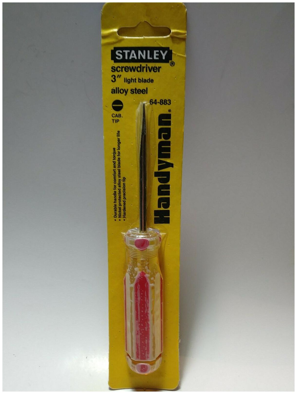 

VTG Stanley 3 Screwdriver 65-883 New sealed package USA 1987 tool nos shop