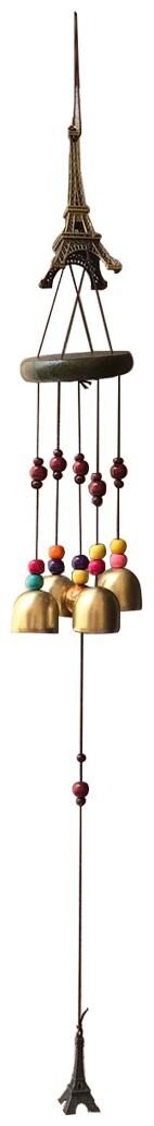 

Vyne Feng Shui Effel Tower 4 Bells Wind Chime For Home Decoration