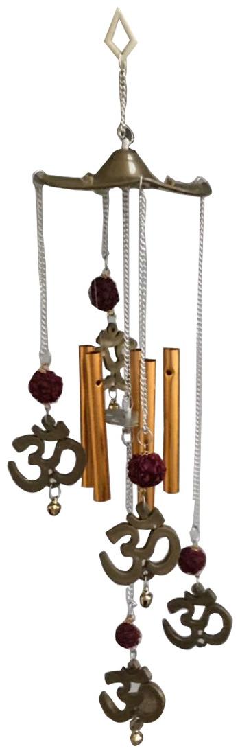 

Vyne Om Vastu 5 Rudraksha Windchime Brass Windchime