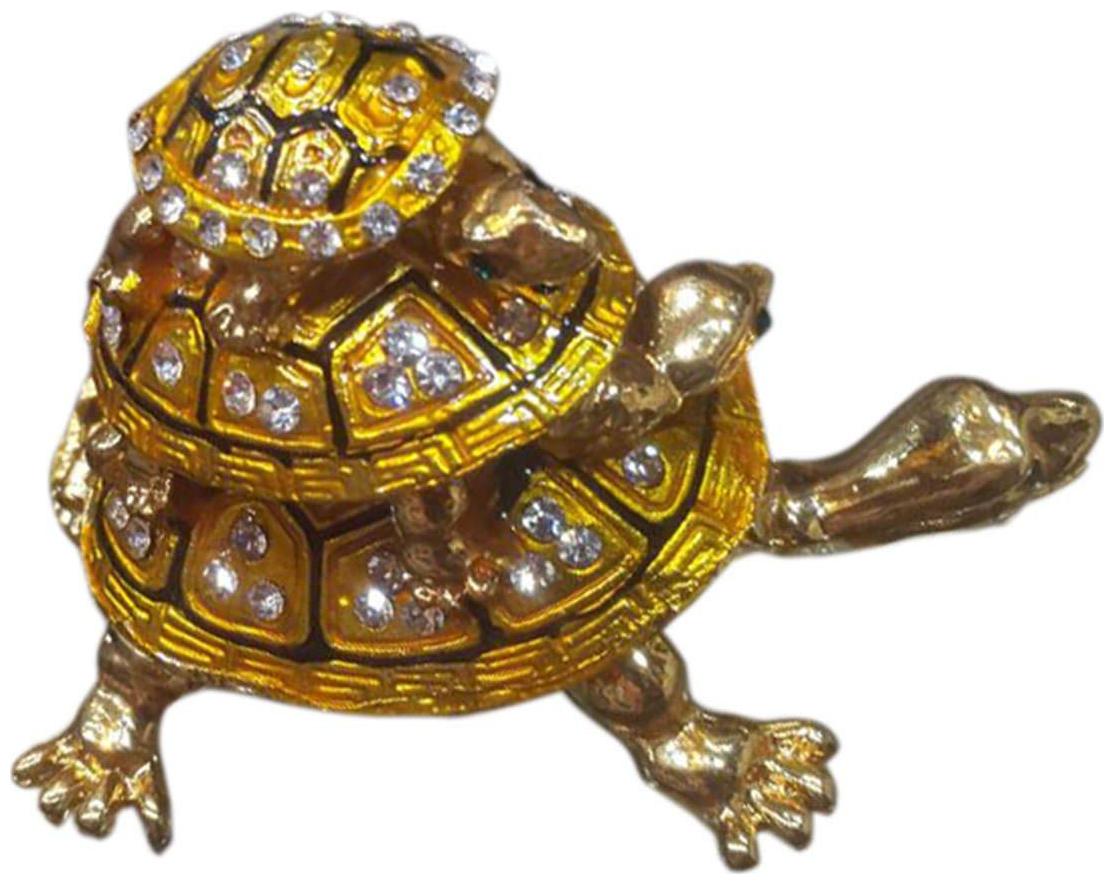 

Vyne Showpiece Turtle Family On Brass Idols