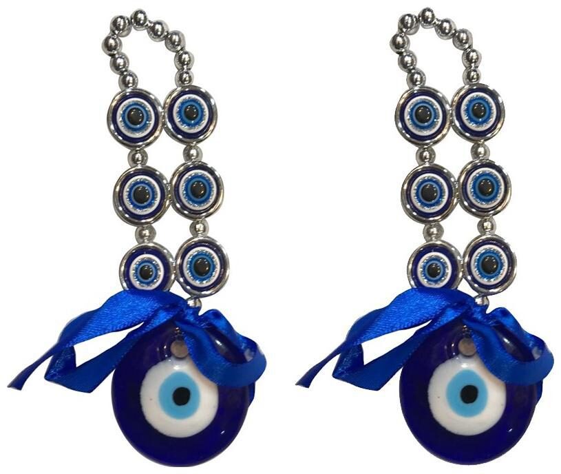 

Vyne Vastu Feng Shui Combo Of Evil Eye with Six Ball Door Hanging for Luck and Prosperity