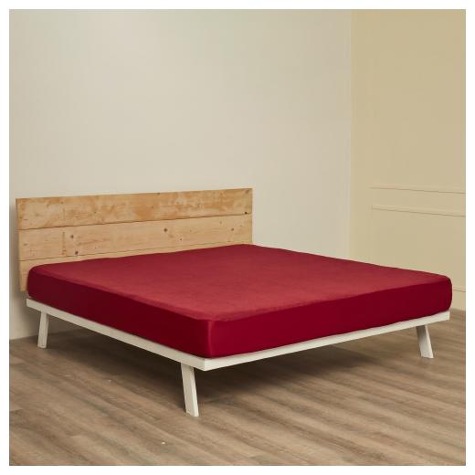 

Wakefit Terry Cotton King Beds Mattress Protectors-Red