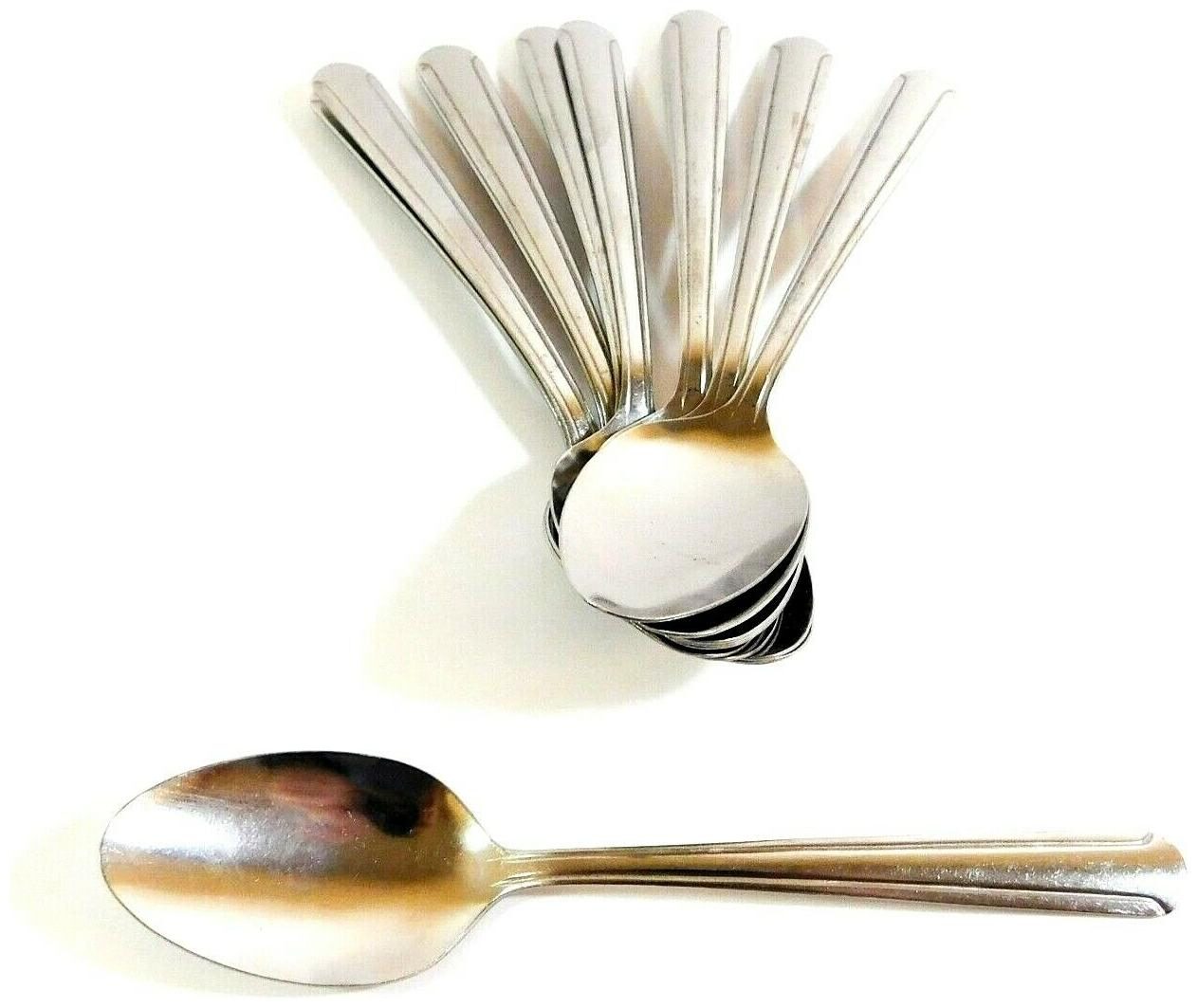 

Walco 5 15 16 Stainless Steel Teaspoons with Dominion Pattern 7401 (Pack of 36)