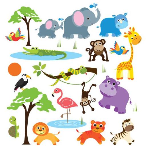 

Wall Art Stickers Kids Animal Boy Kids Baby Decal For Bedroom Room Nursery Decor