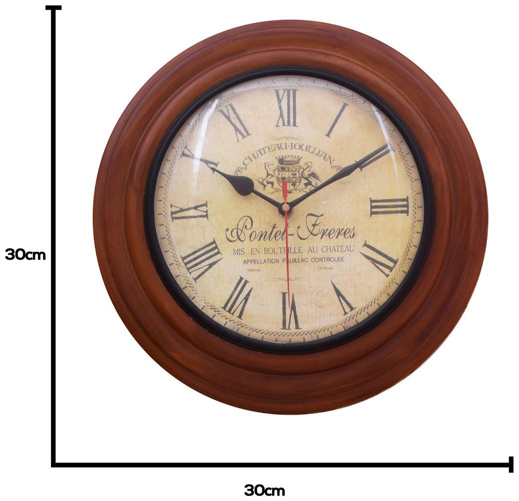 

Home Sparkle Mdf with melamine Analog Wall clock ( Set of 1 )