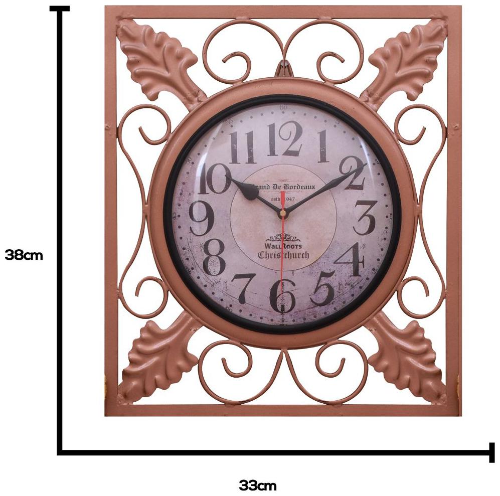 

Home Sparkle Steel Analog Wall clock ( Set of 1 )