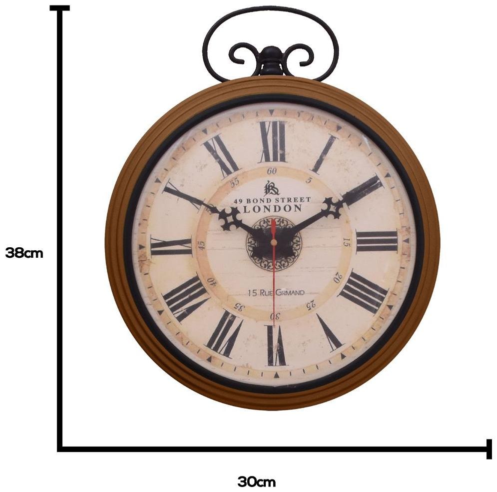 

Home Sparkle Steel Analog Wall clock ( Set of 1 )