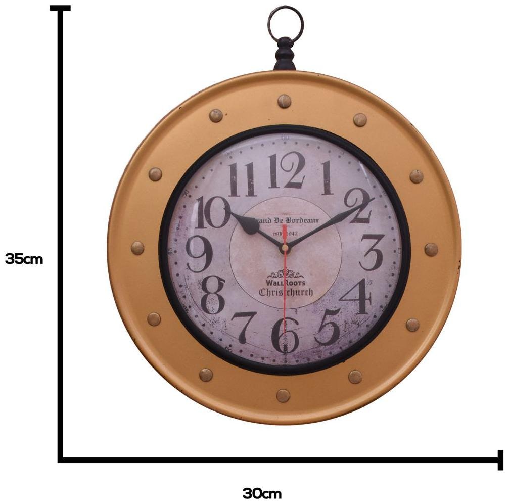 

Home Sparkle Steel Analog Wall clock ( Set of 1 )