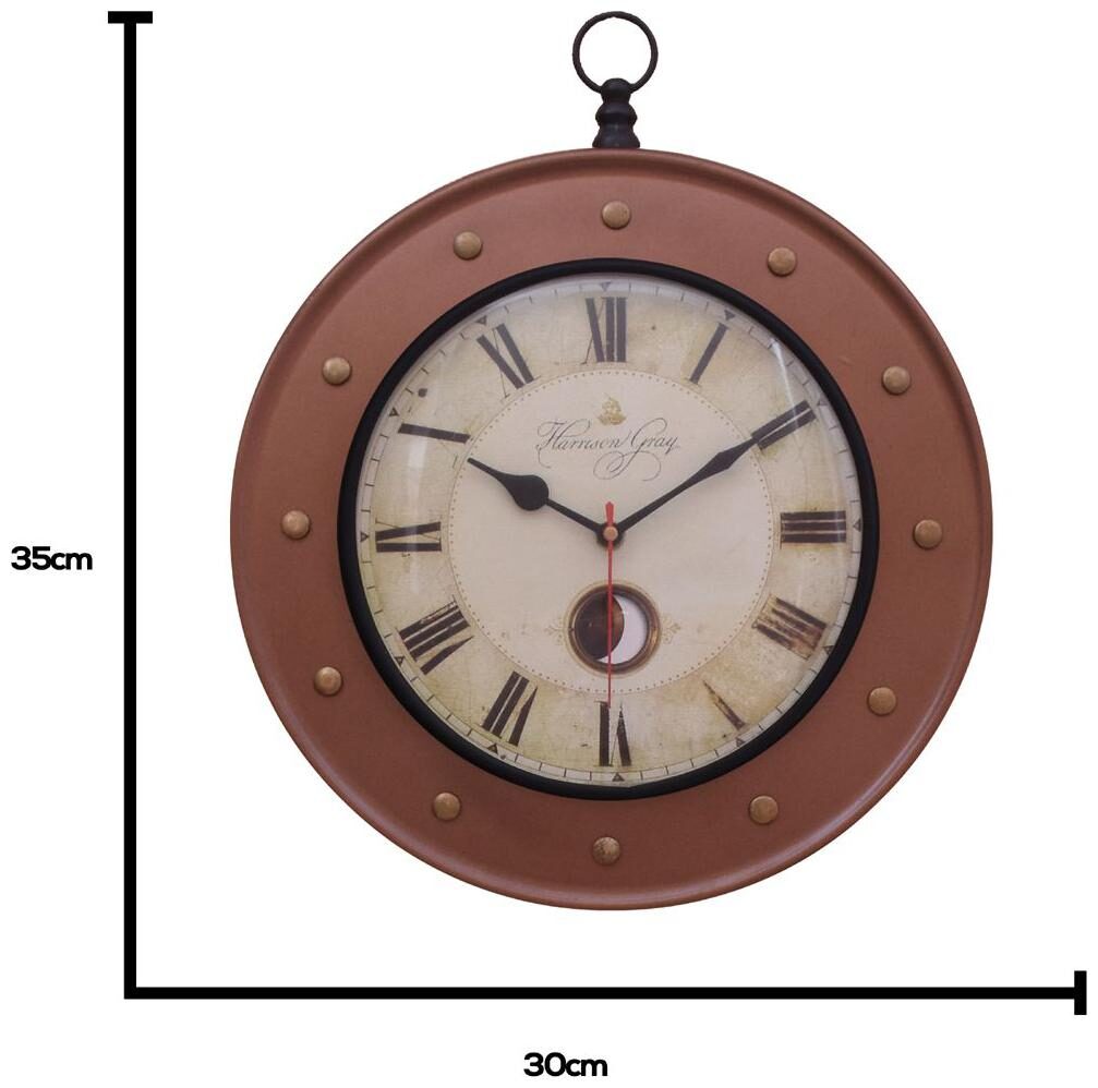 

Home Sparkle Steel Analog Wall clock ( Set of 1 )