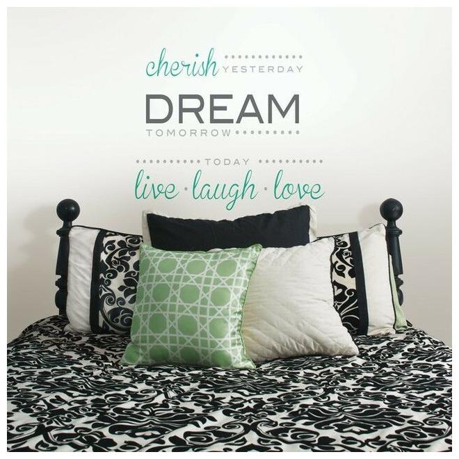 

Wall Pops Wall Words Home Decor cherish dream live Free Shipping