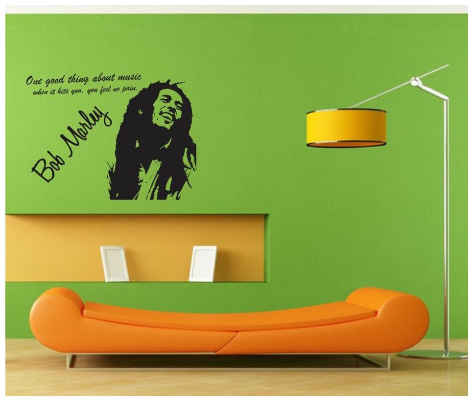 

Wall Sticker (Bob marley Surface Covering Area - 30 x 40 cm)