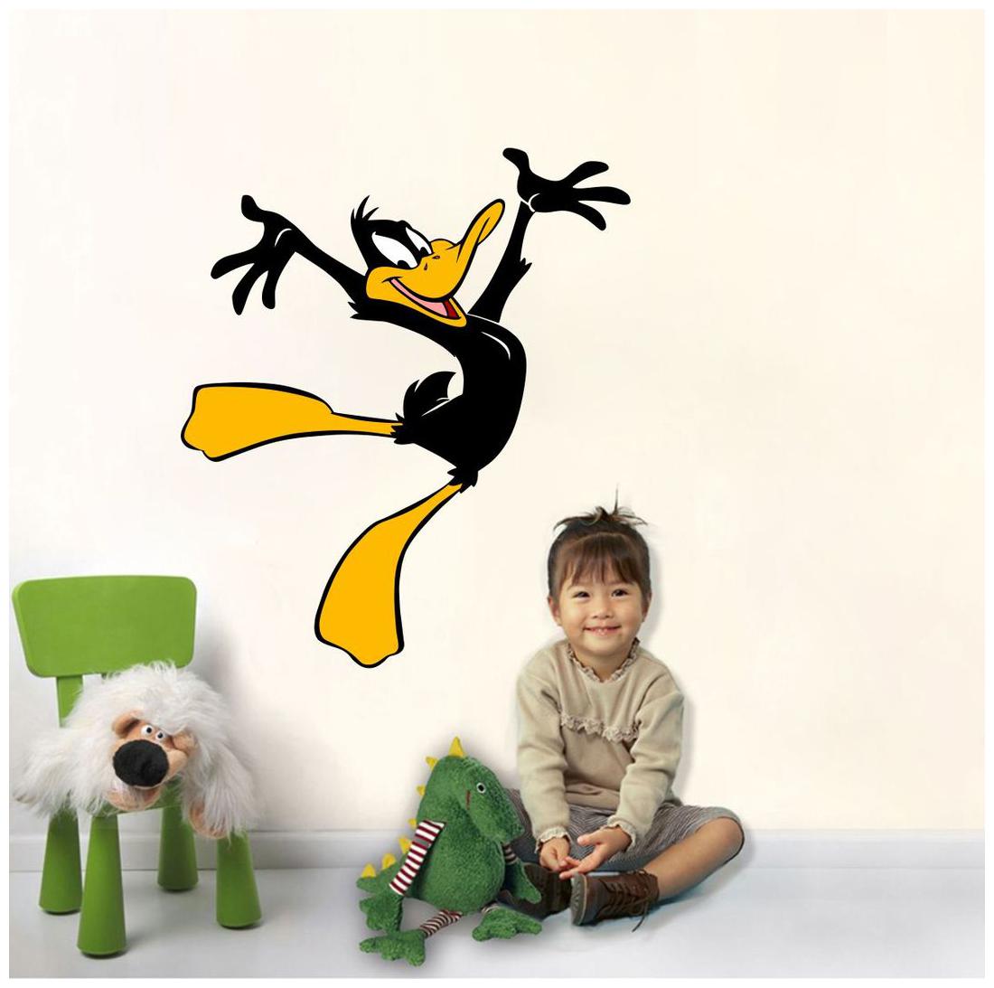 

Wall Sticker (Bleck duck Surface Covering Area 50 x 58 cm)