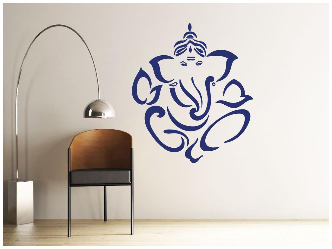 

Wall Sticker (Laddu ganesha Surface Covering Aera - 58 x 50cm)