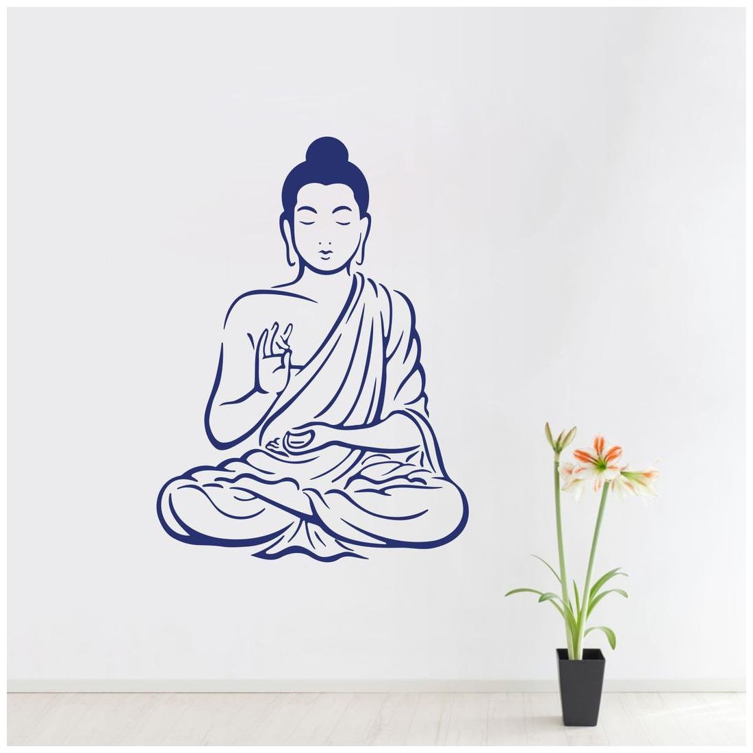 

Wall Sticker (Full lord budha Surface Covering Aera - 58 x 78cm)