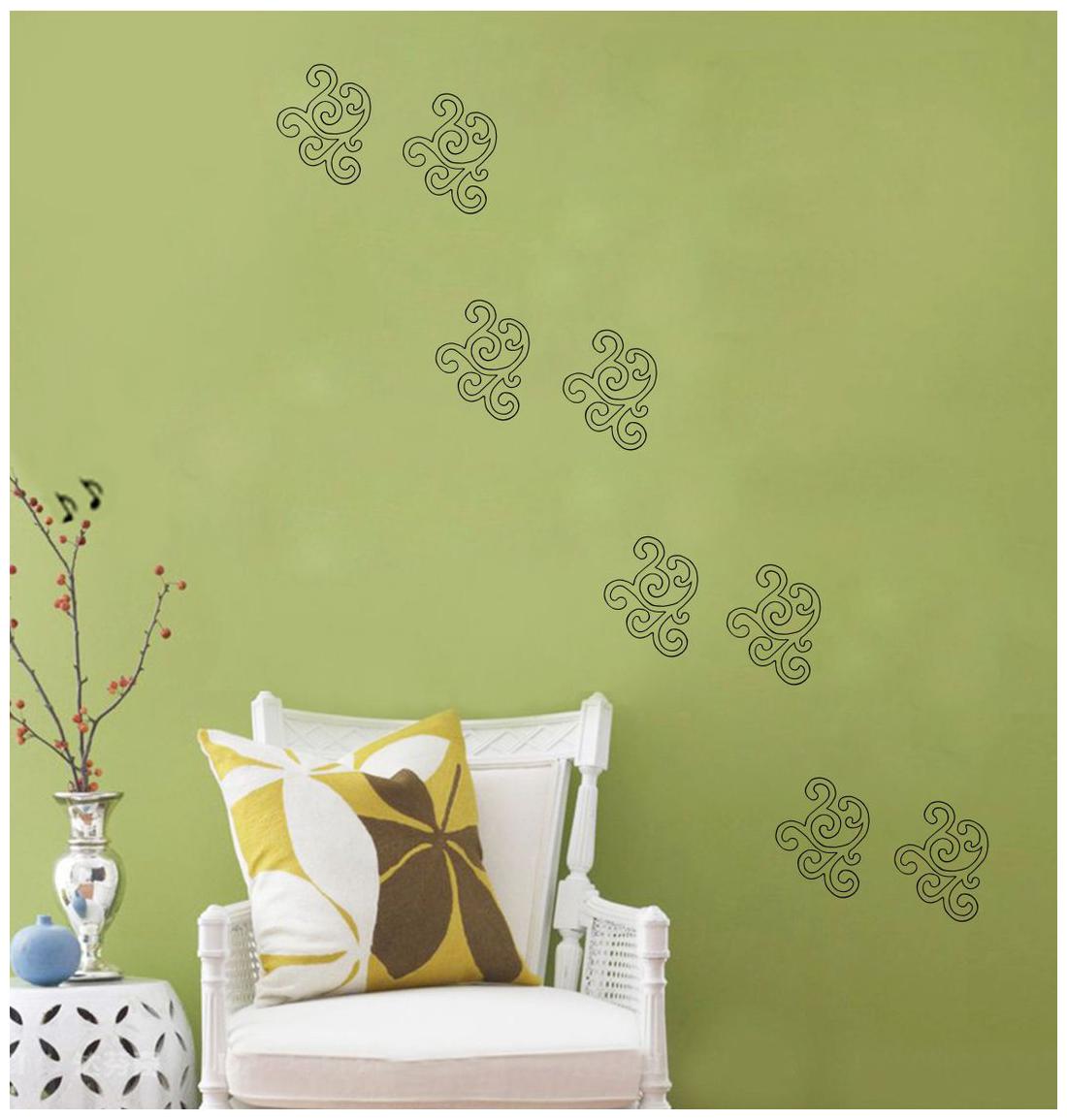 

Wall Sticker (flowers Surface Covering Area - 60 x 45 cm)