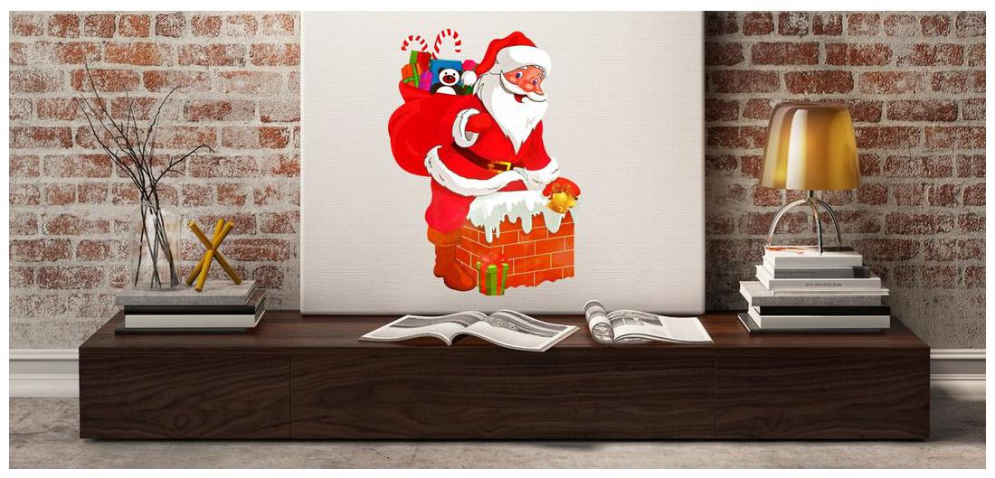 

Wall Sticker (Santa Claus4 PVC Vinyl 58 43 CM)