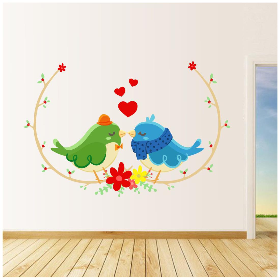 

wall wings Love of cute birds Romance Love Romance Love PVC Sticker