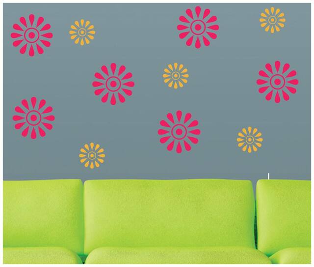 wall wings Pattern Design Floral Floral PVC  Sticker