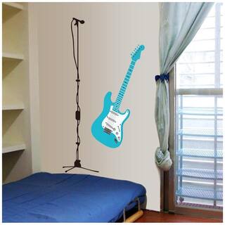 WallTola Rockstar Guitar And Wall Sticker