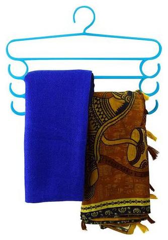 

Wardrobe Cloth Hangers 4 Layer Space Saving Hangers (1Pc) Multicolor