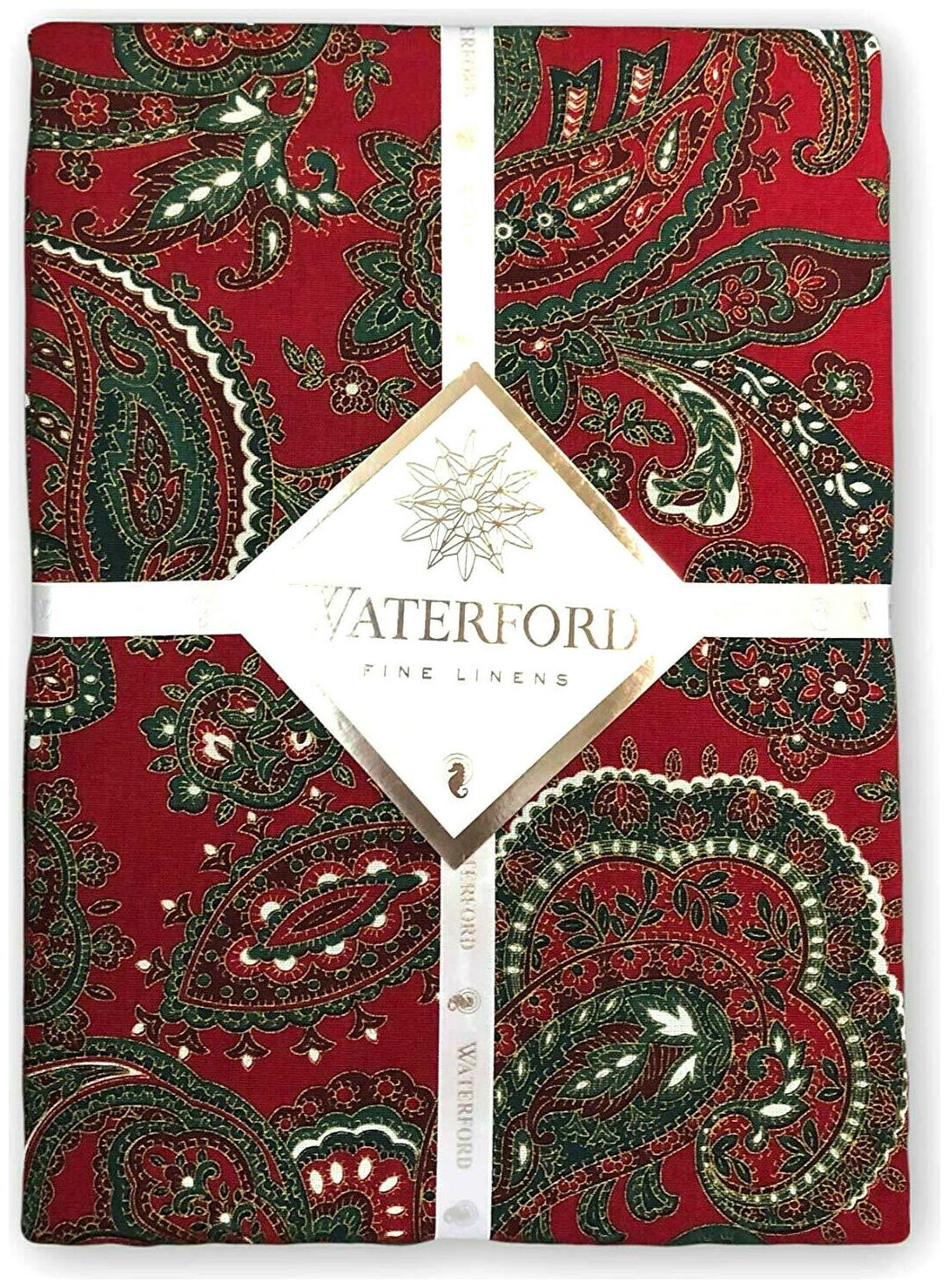 

Waterford Christmas Paisley Tablecloth Multi Color 60 x 104 60 x 126 Oblong