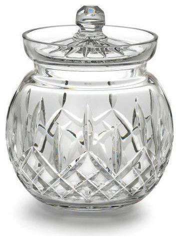 

Waterford Crystal Lismore Round Biscuit Barrel New Hand Signed Vincent Rellis
