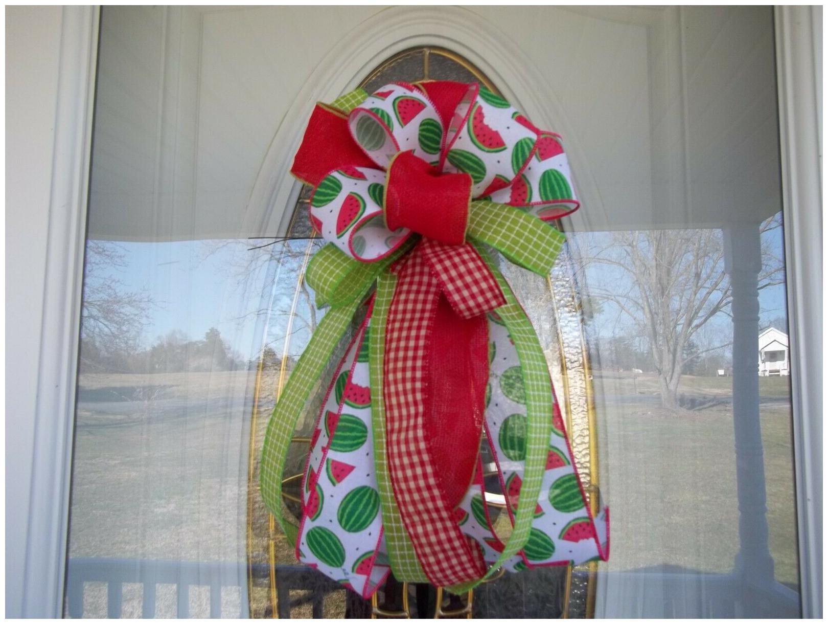 

WATERMELON BOW CHECKS BOW SUMMER BOW WREATH BOW LANTERN BOW DOOR BOW MAILBOX BOW